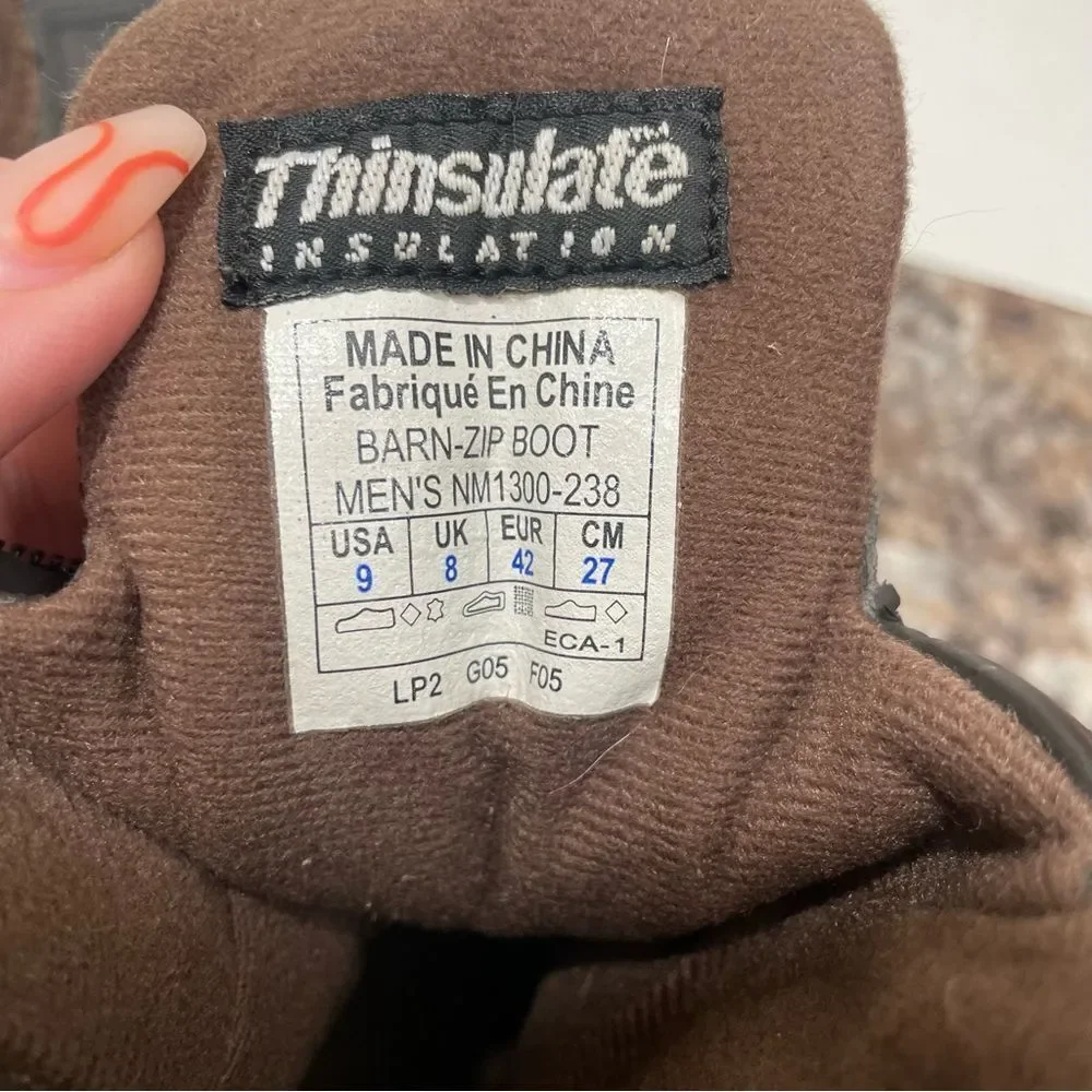 Sorel Brown Cold Mountain Zip Insulated Winter Boots